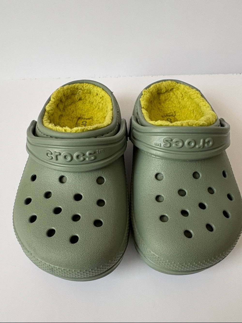 Kids dual crocks size 8